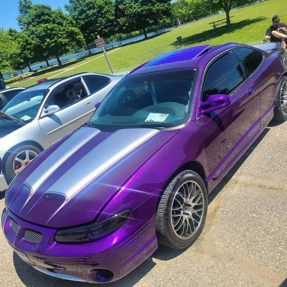Purple Rain Pearl Basecoat Clearcoat Auto Paint Kit Options