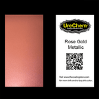 Rose Gold Metallic Paint Chip Sample
