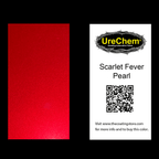 Scarlet Fever Pearl Paint Chip Sample