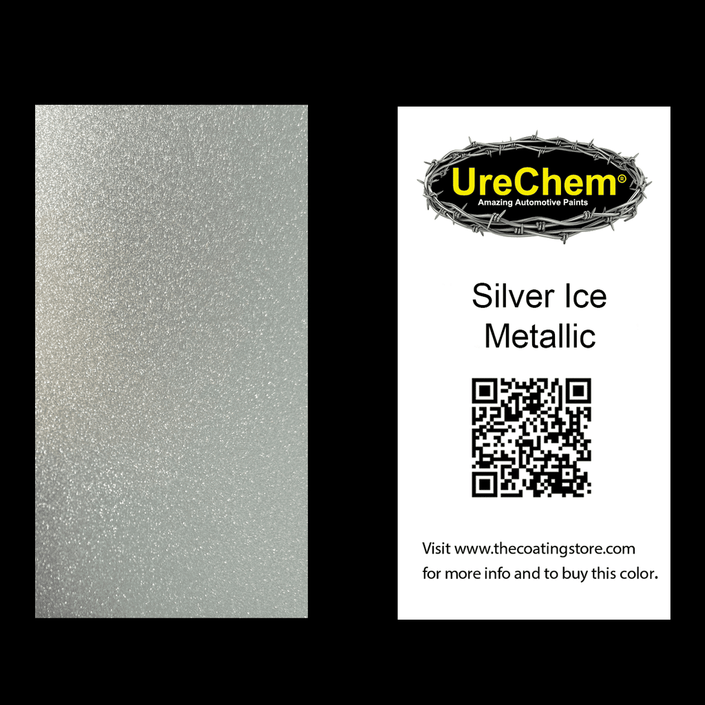 Silver Ice Metallic Paint Chip Sample