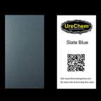 Slate Blue Metallic Color Chip Sample Swatch