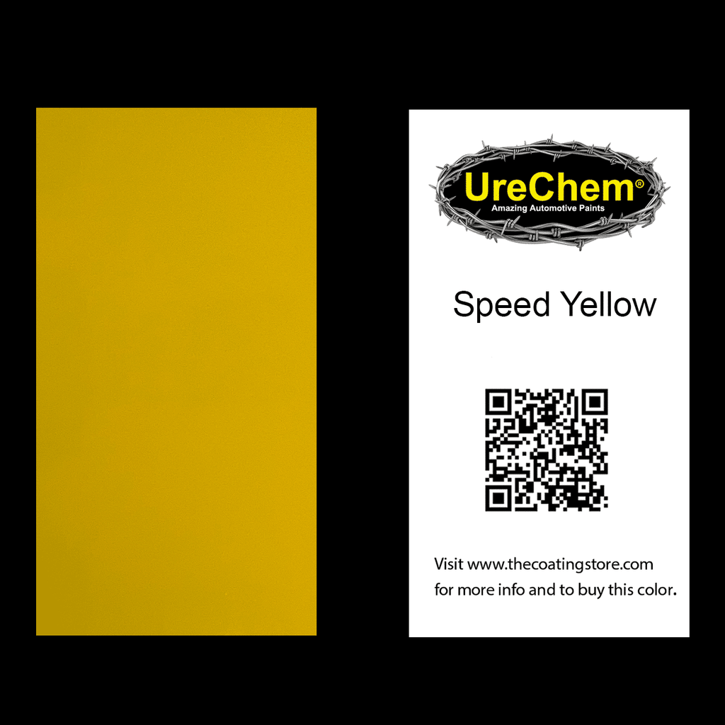 Speed Yellow Paint Chip Sample