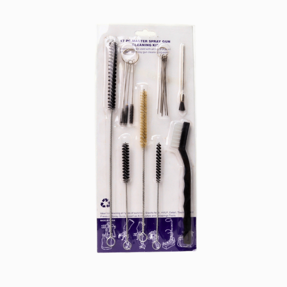 Spray Gun Cleaning Kit - 17 Piece