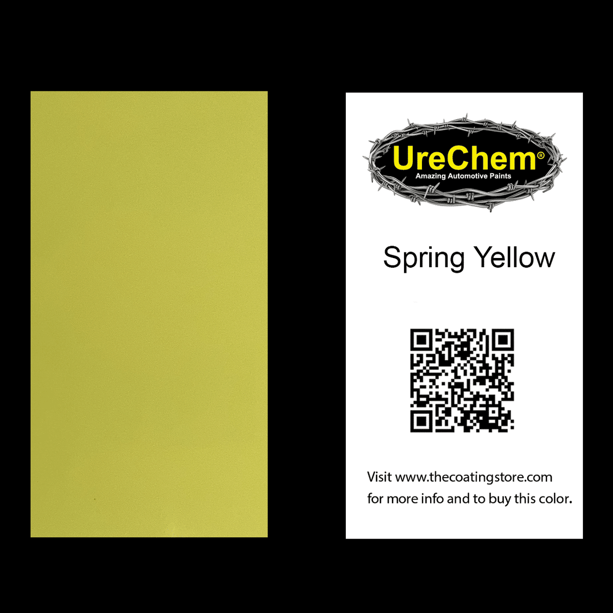 Spring Yellow Paint Chip Sample