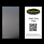 Static Grey Pearl Color Chip Sample Swatch