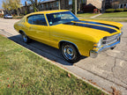 Original Factory Sunflower Yellow Paint Code 912 from 1972 Chevrolet Corvette