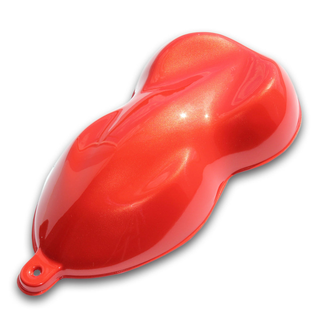Toxic Tomato Pearl Basecoat Clearcoat Auto Paint Kit Options
