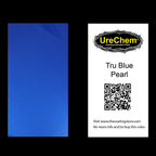 Tru Blue Pearl Color Chip Sample Swatch