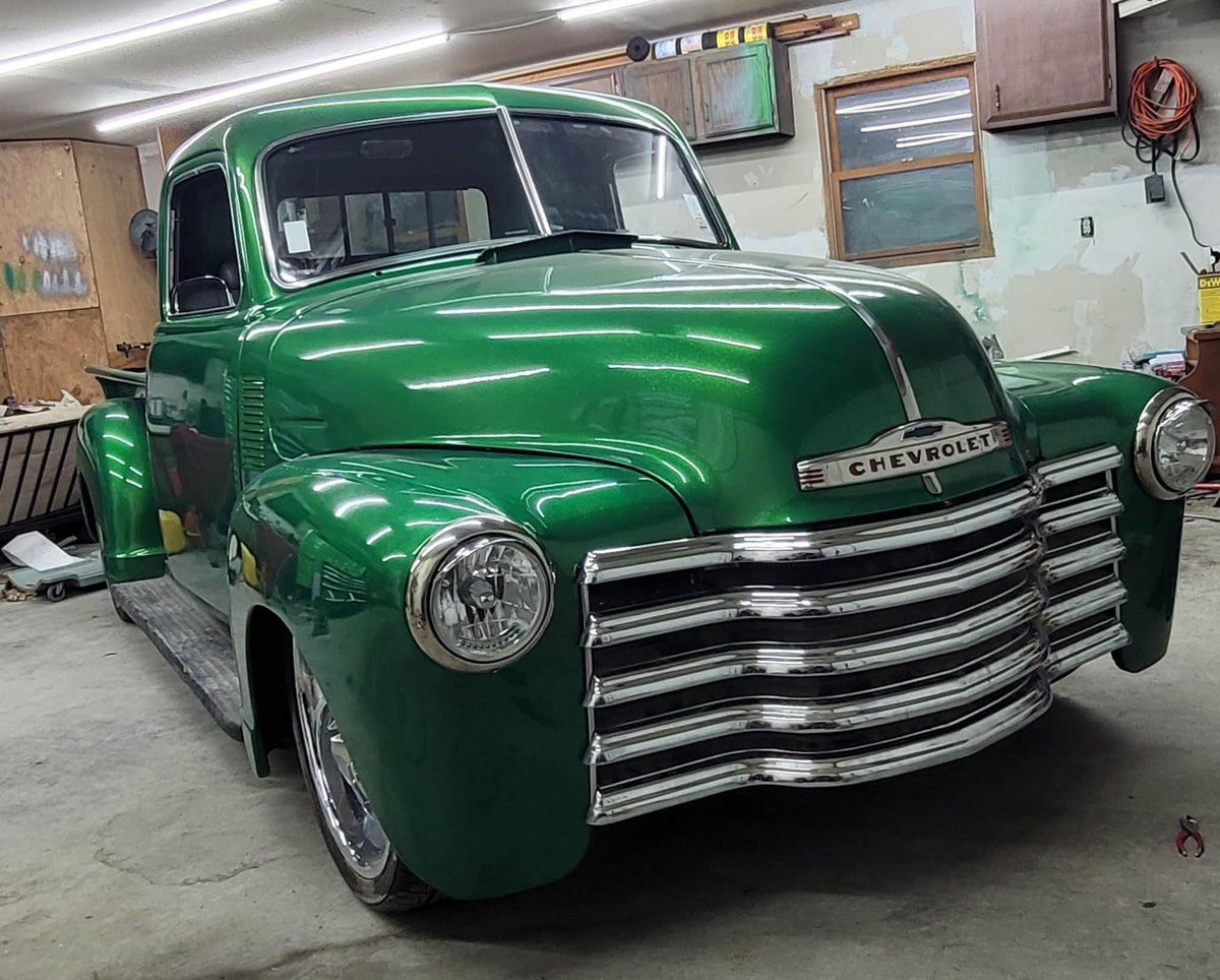 Twisted Lime Pearl Basecoat Clearcoat Auto Paint Kit Options