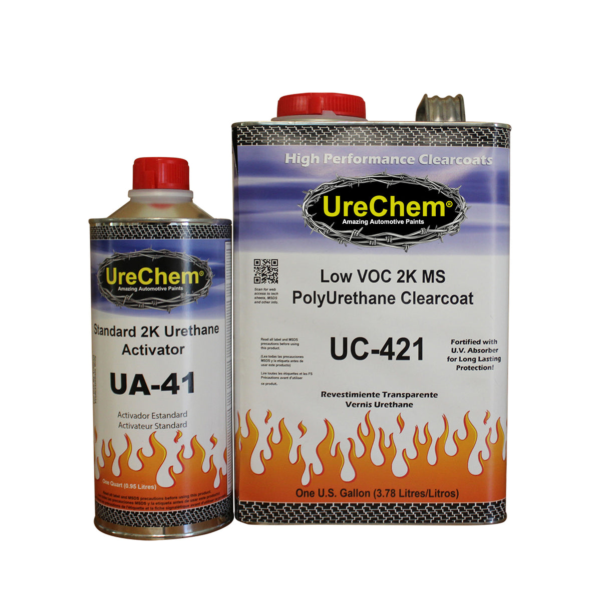 LOW VOC 2K Urethane Clear Gallon Kit