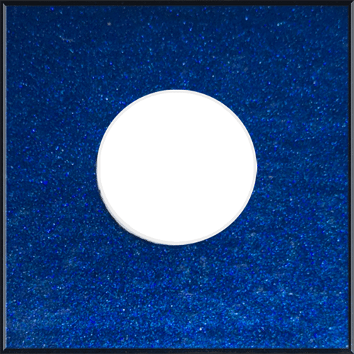 Volkswagen VW Code LD5K Lapiz Blue Effect Paint Chip Sample