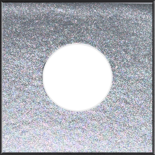 Volvo Code 711 Bright Silver Metallic Paint Chip Sample