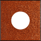 GM Chevy Corvette Code 83 WA418P Atomic Orange Paint Chip Sample