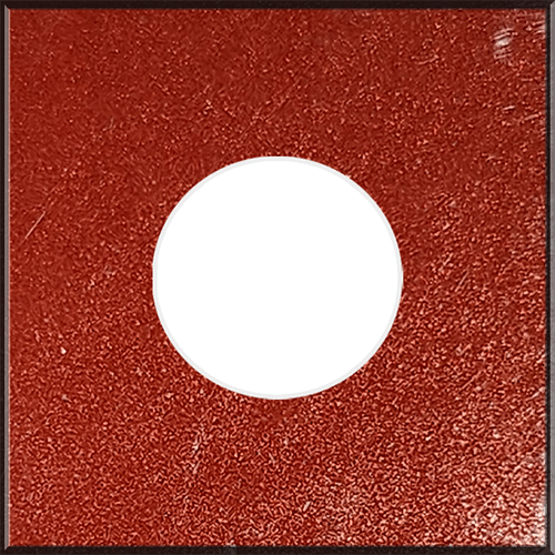 Chevy GM Code 28 WA502Q Inferno Orange Paint Chip Sample