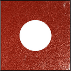 Chevy GM Code 28 WA502Q Inferno Orange Paint Chip Sample