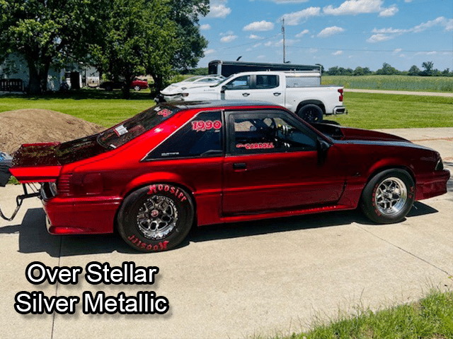 Wine Red 2K Urethane Candy Auto Paint Kit Options