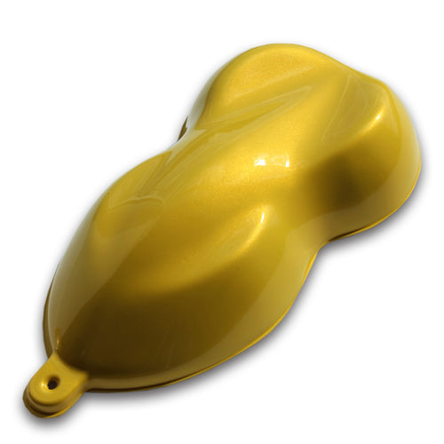 Yella Bellied Pearl Basecoat Clearcoat Auto Paint Kit Options
