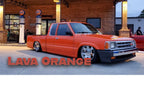lava orange on low rider truck
