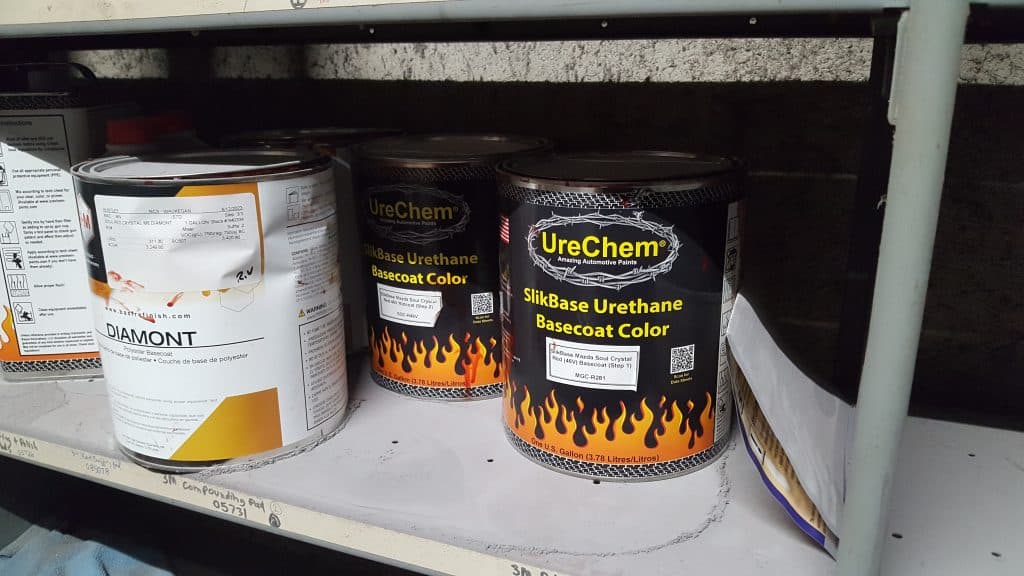 Mazda Code 46V Soul Red Crystal 3 Stage Auto Paint & Kit Options Kit