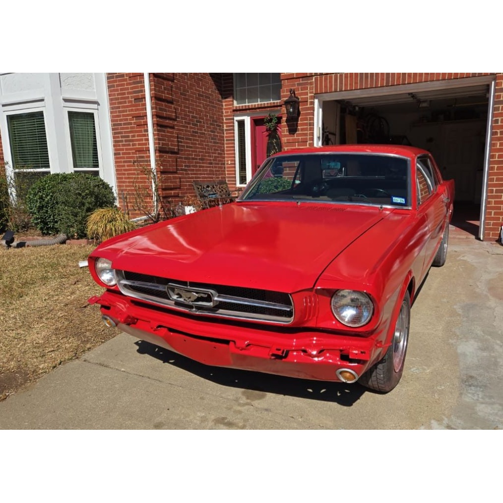 Color Chip Ford Rangoon Red 1965 Ford Mustang - Rangoon Red Code J Basecoat Clearcoat Paint Kit ...