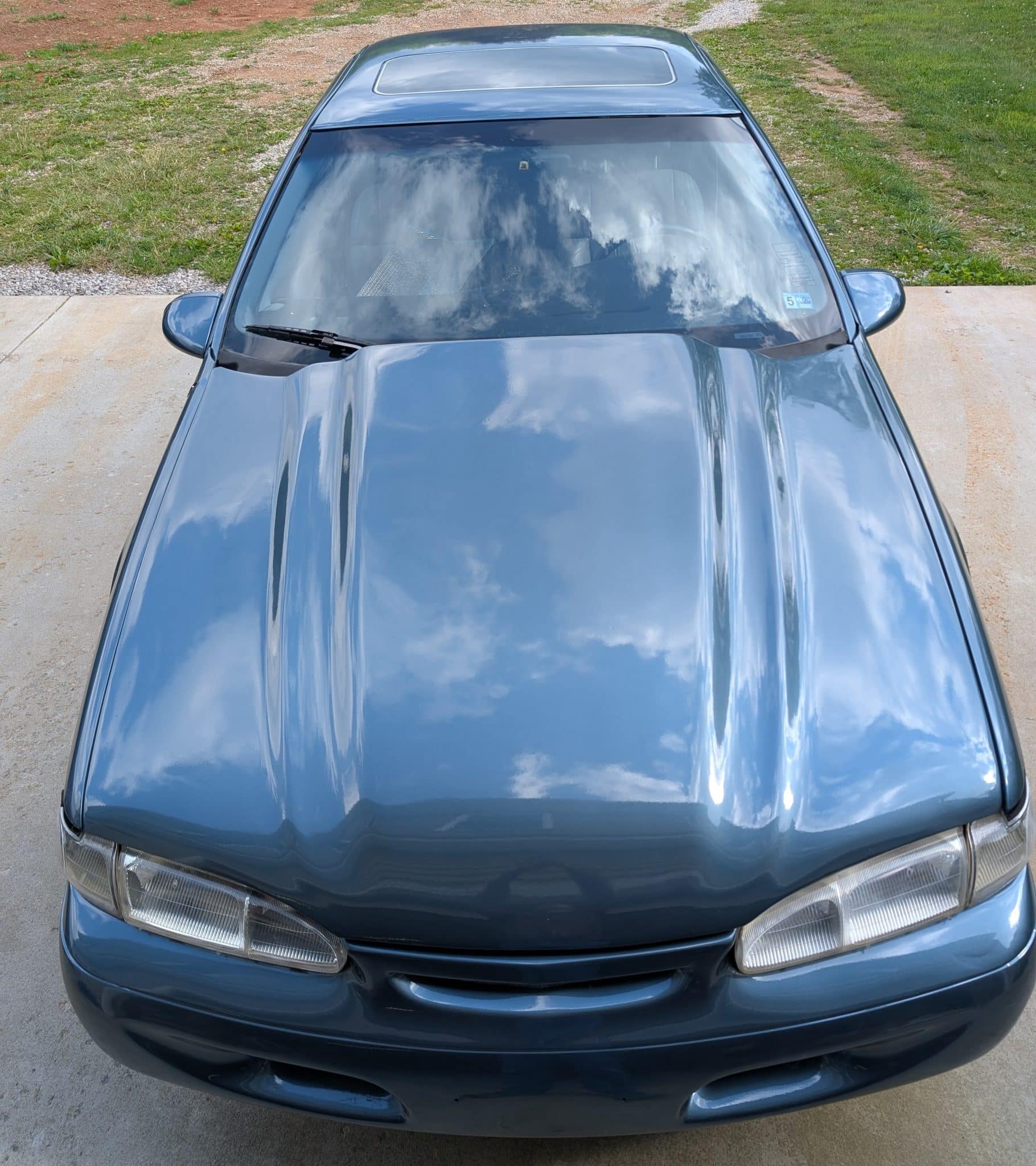 Slate Blue Metallic Basecoat Clearcoat Auto Paint Kit Options