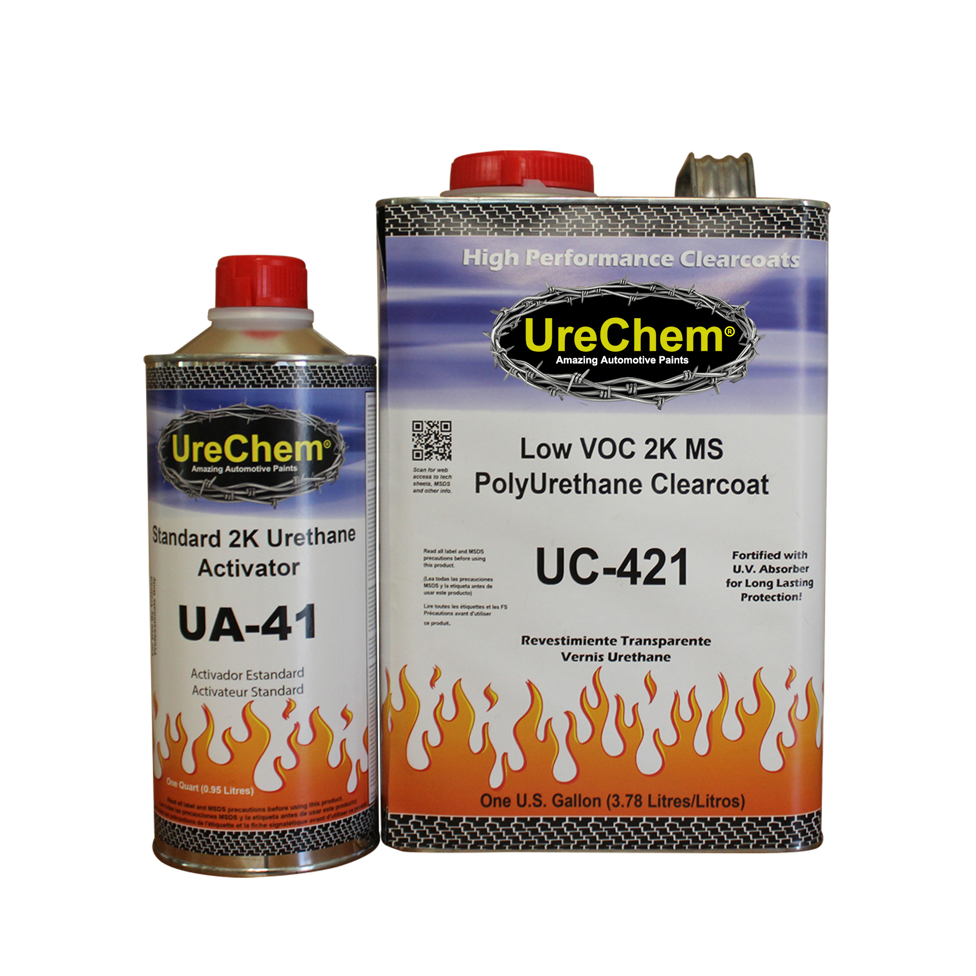 LOW VOC 2K Urethane Clear Gallon Kit