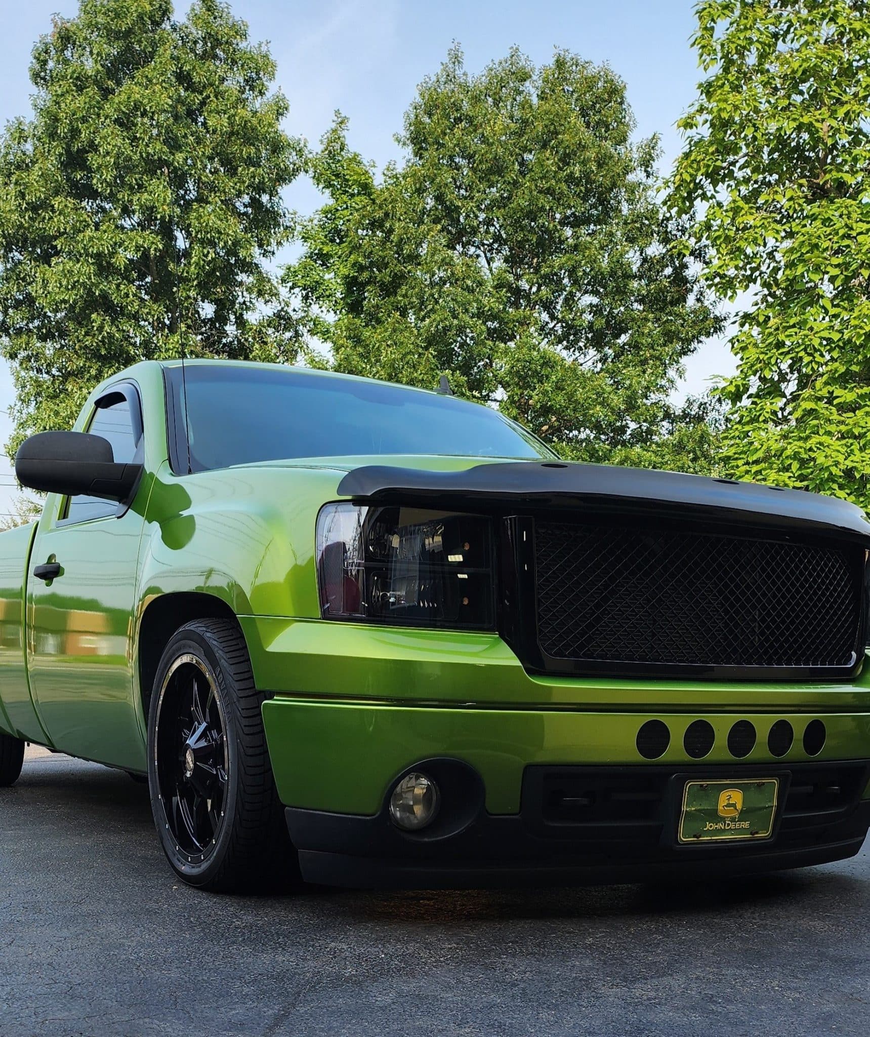 Zombie Green Metallic Basecoat Clearcoat Auto Paint Kit