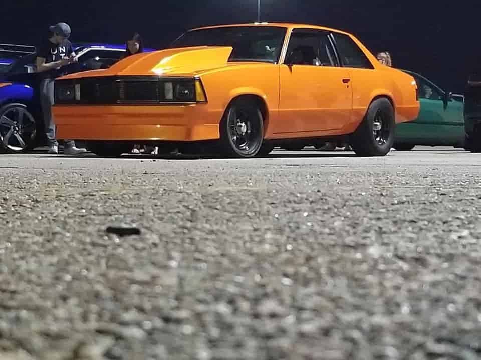 sunset orange pearl car paint