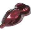 Wine Red Pearlized Candy Basecoat Clearcoat Auto Paint Kit Options