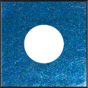 Ford Code FM M7412A Performance Blue Metallic Paint Chip Sample