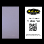 Lilac Dreams Tri-Stage Pearl Color Chip Sample Swatch
