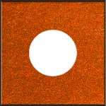 Nissan Code EBB Monarch Orange Paint Chip Sample