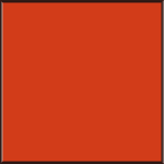 Kubota Orange Paint Chip Sample