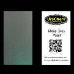Moss Grey Tri-Stage Pearl Paint Chip Sample