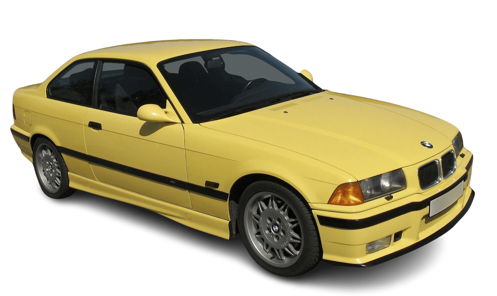 BMW_M3_Coupé_E36_Dakar Yellow