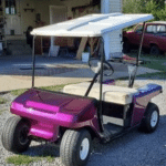 hotpinkgolfcart
