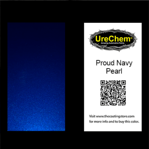 Proud Navy Pearl Paint Chip Sample