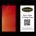 Spicy Salsa Tri-Stage Pearl Paint Chip Sample