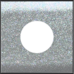 Ford Code AZ Star White Metallic Tri Stage Paint Chip Sample