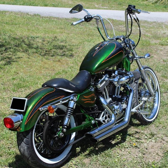 Green-Custom-Painted-Bike